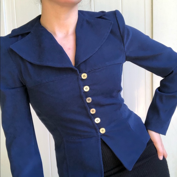 Vintage Jackets & Blazers - ❤️SOLD ON DEPOP❤️ Vintage 90s Does 40s Blazer